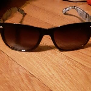 Silver Zebra Sunglasses